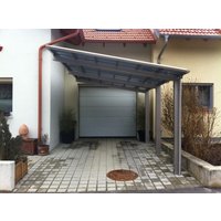 XIMAX Carport »Linea«, typ_110, BxT: 243,1 x 495,4 cm, Firsthöhe: 289 cm – silberfarben XIMAX Carport »Linea«, typ_110, BxT: 243,1 x 495,4 cm, Firsthöhe: 289 cm – silberfarben