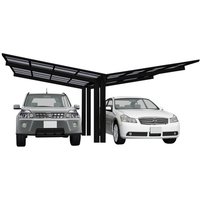 XIMAX Doppelcarport »Linea«, Typ 80, Außenmaß BxT: 547,6 x 495,4 cm, schwarz XIMAX Doppelcarport »Linea«, Typ 80, Außenmaß BxT: 547,6 x 495,4 cm, schwarz