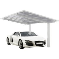 XIMAX Einzelcarport »Linea«, Typ 80, Außenmaß BxT: 272,6 x 495,4 cm, weiss XIMAX Einzelcarport »Linea«, Typ 80, Außenmaß BxT: 272,6 x 495,4 cm, weiss