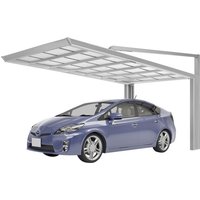 XIMAX Einzelcarport »MyPort Next«, Typ 60, Außenmaß BxT: 233 x 514,5 cm, edelstahlfarben – silberfarben XIMAX Einzelcarport »MyPort Next«, Typ 60, Außenmaß BxT: 233 x 514,5 cm, edelstahlfarben – silberfarben
