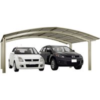XIMAX Doppelcarport »Portoforte«, Typ 60, Außenmaß BxT: 542,3 x 495,4 cm, edelstahlfarben – silberfarben XIMAX Doppelcarport »Portoforte«, Typ 60, Außenmaß BxT: 542,3 x 495,4 cm, edelstahlfarben – silberfarben