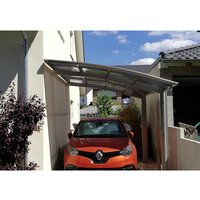 XIMAX Carport »Portoforte«, typ_60, BxT: 240,5 x 555,8 cm, Firsthöhe: 296,2 cm – silberfarben XIMAX Carport »Portoforte«, typ_60, BxT: 240,5 x 555,8 cm, Firsthöhe: 296,2 cm – silberfarben