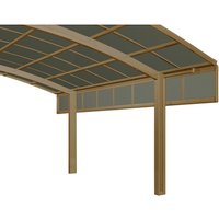 XIMAX Carport Zubehör »Seitenwand«, B x H: 6 x 99,5 cm, bronzefarben – braun XIMAX Carport Zubehör »Seitenwand«, B x H: 6 x 99,5 cm, bronzefarben – braun