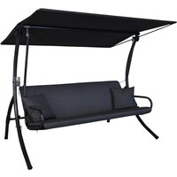 ANGERER FREIZEITMÖBEL Hollywoodschaukel »Elegance Zip«, 3-Sitzer, inkl. Auflagen – grau ANGERER FREIZEITMÖBEL Hollywoodschaukel »Elegance Zip«, 3-Sitzer, inkl. Auflagen – grau