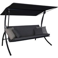 ANGERER FREIZEITMÖBEL Hollywoodschaukel »Motion Smart«, 3-Sitzer, inkl. Auflagen – grau ANGERER FREIZEITMÖBEL Hollywoodschaukel »Motion Smart«, 3-Sitzer, inkl. Auflagen – grau