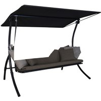 ANGERER FREIZEITMÖBEL Hollywoodschaukel »Motion Smart«, 3-Sitzer, inkl. Auflagen – grau ANGERER FREIZEITMÖBEL Hollywoodschaukel »Motion Smart«, 3-Sitzer, inkl. Auflagen – grau