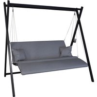 ANGERER FREIZEITMÖBEL Hollywoodschaukel »Relax«, 3-Sitzer, inkl. Auflagen – grau ANGERER FREIZEITMÖBEL Hollywoodschaukel »Relax«, 3-Sitzer, inkl. Auflagen – grau