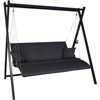 ANGERER FREIZEITMÖBEL Hollywoodschaukel »Relax«, 3-Sitzer, inkl. Auflagen – grau ANGERER FREIZEITMÖBEL Hollywoodschaukel »Relax«, 3-Sitzer, inkl. Auflagen – grau