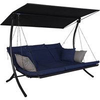 ANGERER FREIZEITMÖBEL Hollywoodschaukel »Swing«, 3-Sitzer, inkl. Auflagen – blau ANGERER FREIZEITMÖBEL Hollywoodschaukel »Swing«, 3-Sitzer, inkl. Auflagen – blau