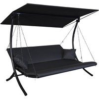 ANGERER FREIZEITMÖBEL Hollywoodschaukel »Swing«, 3-Sitzer, inkl. Auflagen – grau ANGERER FREIZEITMÖBEL Hollywoodschaukel »Swing«, 3-Sitzer, inkl. Auflagen – grau