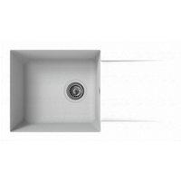 RESPEKTA Einbauspüle, weiß, Verbundstoff-Mineralstoff-Glasfasern/Kunstharz – Rabatt: 33 % RESPEKTA Einbauspüle, weiß, Verbundstoff-Mineralstoff-Glasfasern/Kunstharz – Rabatt: 33 %