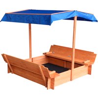 HOME DELUXE Sandkasten, 110 x 110 x 110, holzfarben – braun Rabatt: 20 % HOME DELUXE Sandkasten, 110 x 110 x 110, holzfarben – braun Rabatt: 20 %