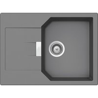 SCHOCK Küchenspüle »Manhattan D-100S-A«, croma, rechteckig, Granit/Komposit-Kunststein/Quarzstein – grau – Rabatt: 33 % SCHOCK Küchenspüle »Manhattan D-100S-A«, croma, rechteckig, Granit/Komposit-Kunststein/Quarzstein – grau – Rabatt: 33 %