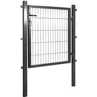 PEDDY SHIELD Gartentor, BxH: 100 x 120 cm, Stahl – schwarz PEDDY SHIELD Gartentor, BxH: 100 x 120 cm, Stahl – schwarz