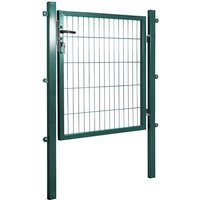 PEDDY SHIELD Gartentor, BxH: 100 x 100 cm, Stahl – gruen PEDDY SHIELD Gartentor, BxH: 100 x 100 cm, Stahl – gruen