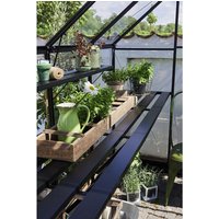 HALLS Tisch, für Gewächshaus, Breite: 15 cm, Aluminium – schwarz HALLS Tisch, für Gewächshaus, Breite: 15 cm, Aluminium – schwarz