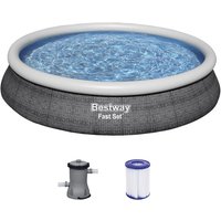 BESTWAY Pool, grau, ØxH: 457 x 84 cm Rabatt: 17 % BESTWAY Pool, grau, ØxH: 457 x 84 cm Rabatt: 17 %