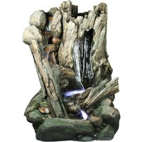Brunnen, braun, Polyresin Brunnen, braun, Polyresin