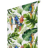 K&L Wall Art Vliestapete »Kinder Vliestapete«, Papageien bunte Vögel, mehrfarbig, matt K&L Wall Art Vliestapete »Kinder Vliestapete«, Papageien bunte Vögel, mehrfarbig, matt