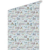 K&L Wall Art Vliestapete »Kinder Vliestapete«, Lokomotive Flugzeug Wolken, mehrfarbig, matt – bunt K&L Wall Art Vliestapete »Kinder Vliestapete«, Lokomotive Flugzeug Wolken, mehrfarbig, matt – bunt