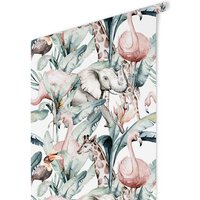 K&L Wall Art Vliestapete »Kinder Vliestapete«, Safari Elefant Giraffe, mehrfarbig, matt – bunt K&L Wall Art Vliestapete »Kinder Vliestapete«, Safari Elefant Giraffe, mehrfarbig, matt – bunt