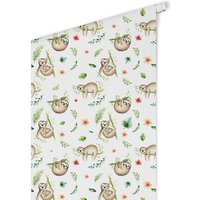 K&L Wall Art Vliestapete »Kinder Vliestapete«, Faultier Waldtiere Bambus, mehrfarbig, matt – bunt K&L Wall Art Vliestapete »Kinder Vliestapete«, Faultier Waldtiere Bambus, mehrfarbig, matt – bunt