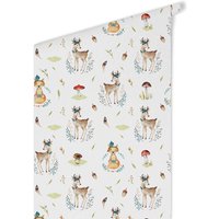 K&L Wall Art Vliestapete »Kinder Vliestapete«, Baby Reh Waldtiere Fuchs, mehrfarbig, matt – bunt K&L Wall Art Vliestapete »Kinder Vliestapete«, Baby Reh Waldtiere Fuchs, mehrfarbig, matt – bunt
