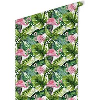 K&L Wall Art Vliestapete »Kinder Vliestapete«, Dschungel Vögel Flamingo, mehrfarbig, matt – bunt K&L Wall Art Vliestapete »Kinder Vliestapete«, Dschungel Vögel Flamingo, mehrfarbig, matt – bunt