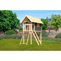 AKUBI Kinderspielgerät, BxHxT: 120 x 325 x 244 cm, terragrau AKUBI Kinderspielgerät, BxHxT: 120 x 325 x 244 cm, terragrau