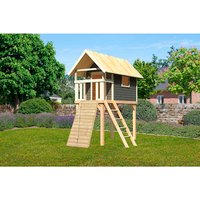 AKUBI Kinderspielgerät, BxHxT: 120 x 325 x 244 cm, terragrau AKUBI Kinderspielgerät, BxHxT: 120 x 325 x 244 cm, terragrau