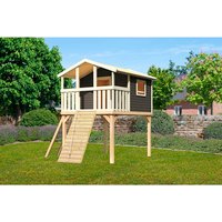 AKUBI Kinderspielgerät, BxHxT: 198 x 309 x 244 cm, terragrau AKUBI Kinderspielgerät, BxHxT: 198 x 309 x 244 cm, terragrau