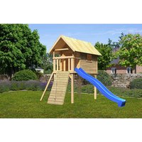 AKUBI Kinderspielgerät, BxHxT: 121 x 325 x 235 cm, natur – braun AKUBI Kinderspielgerät, BxHxT: 121 x 325 x 235 cm, natur – braun
