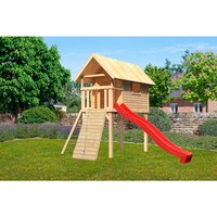 AKUBI Kinderspielgerät, BxHxT: 121 x 325 x 235 cm, natur – braun AKUBI Kinderspielgerät, BxHxT: 121 x 325 x 235 cm, natur – braun