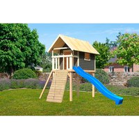 AKUBI Kinderspielgerät, BxHxT: 120 x 325 x 244 cm, terragrau AKUBI Kinderspielgerät, BxHxT: 120 x 325 x 244 cm, terragrau