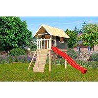 AKUBI Kinderspielgerät, BxHxT: 120 x 325 x 244 cm, terragrau AKUBI Kinderspielgerät, BxHxT: 120 x 325 x 244 cm, terragrau