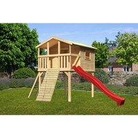 AKUBI Kinderspielgerät, BxHxT: 198 x 309 x 244 cm, natur – braun AKUBI Kinderspielgerät, BxHxT: 198 x 309 x 244 cm, natur – braun