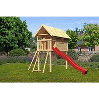 AKUBI Kinderspielgerät, BxHxT: 121 x 325 x 235 cm, natur – braun AKUBI Kinderspielgerät, BxHxT: 121 x 325 x 235 cm, natur – braun