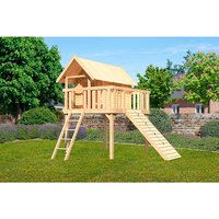 AKUBI Kinderspielgerät, BxHxT: 198 x 329,5 x 243 cm, natur – braun AKUBI Kinderspielgerät, BxHxT: 198 x 329,5 x 243 cm, natur – braun