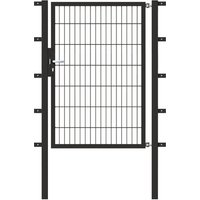 GAH ALBERTS Einzeltor »Flexo«, BxH: 124 x 1400 cm, feuerverzinkter Stahl – schwarz GAH ALBERTS Einzeltor »Flexo«, BxH: 124 x 1400 cm, feuerverzinkter Stahl – schwarz