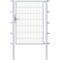 GAH ALBERTS Einzeltor »Flexo«, BxH: 124 x 1400 cm, feuerverzinkter Stahl – silberfarben GAH ALBERTS Einzeltor »Flexo«, BxH: 124 x 1400 cm, feuerverzinkter Stahl – silberfarben