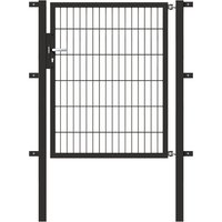 GAH ALBERTS Einzeltor »Flexo«, BxH: 124 x 1200 cm, feuerverzinkter Stahl – schwarz GAH ALBERTS Einzeltor »Flexo«, BxH: 124 x 1200 cm, feuerverzinkter Stahl – schwarz