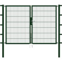 GAH ALBERTS Doppeltor »Flexo«, BxH: 224 x 1400 cm, feuerverzinkter Stahl – gruen GAH ALBERTS Doppeltor »Flexo«, BxH: 224 x 1400 cm, feuerverzinkter Stahl – gruen