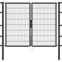 GAH ALBERTS Doppeltor »Flexo«, BxH: 224 x 1600 cm, feuerverzinkter Stahl – schwarz Rabatt: 13 % GAH ALBERTS Doppeltor »Flexo«, BxH: 224 x 1600 cm, feuerverzinkter Stahl – schwarz Rabatt: 13 %