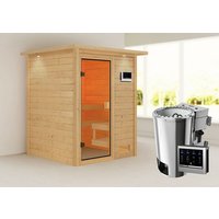 KARIBU Sauna »Sandra«, inkl. Saunaofen mit externer Steuerung, für 4 Personen – beige KARIBU Sauna »Sandra«, inkl. Saunaofen mit externer Steuerung, für 4 Personen – beige