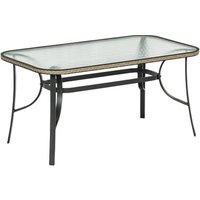 MERXX Gartentisch »Roma«, BxHxT: 80 x 72,5 x 150 cm, Tischplatte: Sicherheitsglas – grau Rabatt: 17 % MERXX Gartentisch »Roma«, BxHxT: 80 x 72,5 x 150 cm, Tischplatte: Sicherheitsglas – grau Rabatt: 17 %