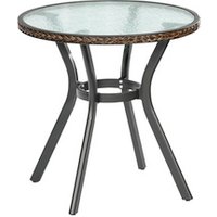 MERXX Gartentisch »Ravenna«, BxHxT: 72 x 73 x 72 cm, Tischplatte: Sicherheitsglas – braun Rabatt: 17 % MERXX Gartentisch »Ravenna«, BxHxT: 72 x 73 x 72 cm, Tischplatte: Sicherheitsglas – braun Rabatt: 17 %