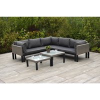 MERXX Gartenmöbel-Eckset »Amantea«, 7 Sitzplätze, Kunststoff, inkl. Auflagen – beige Rabatt: 17 % MERXX Gartenmöbel-Eckset »Amantea«, 7 Sitzplätze, Kunststoff, inkl. Auflagen – beige Rabatt: 17 %