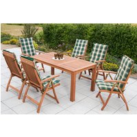 MERXX Gartenmöbelset »Comodoro«, 6 Sitzplätze, Eukalyptusholz, inkl. Auflagen – gruen Rabatt: 17 % MERXX Gartenmöbelset »Comodoro«, 6 Sitzplätze, Eukalyptusholz, inkl. Auflagen – gruen Rabatt: 17 %