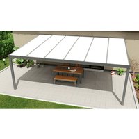 GARDENDREAMS Terrassenüberdachung »Expert«, BxT: 600 x 400 cm, grau / RAL9007 GARDENDREAMS Terrassenüberdachung »Expert«, BxT: 600 x 400 cm, grau / RAL9007