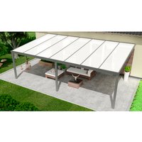 GARDENDREAMS Terrassenüberdachung »Expert«, BxT: 700 x 400 cm, grau / RAL9007 GARDENDREAMS Terrassenüberdachung »Expert«, BxT: 700 x 400 cm, grau / RAL9007